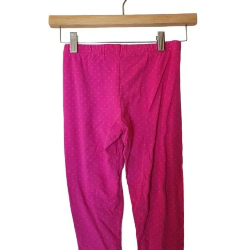 Gymboree Cosmic Club Pink Polka‎ Dot Eyelash Leggings size 10 12 Years Kids Girl